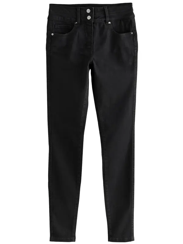 Next Next Kavbojke  črn denim