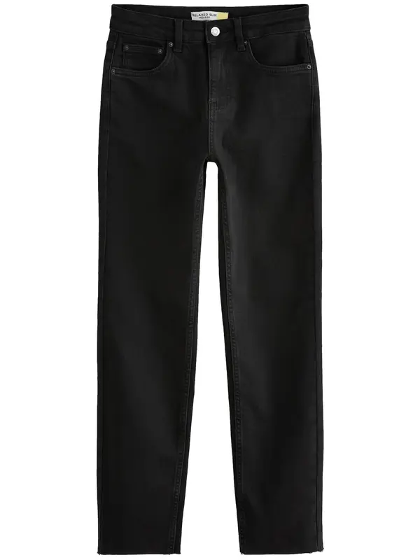 Next Next Kavbojke  črn denim