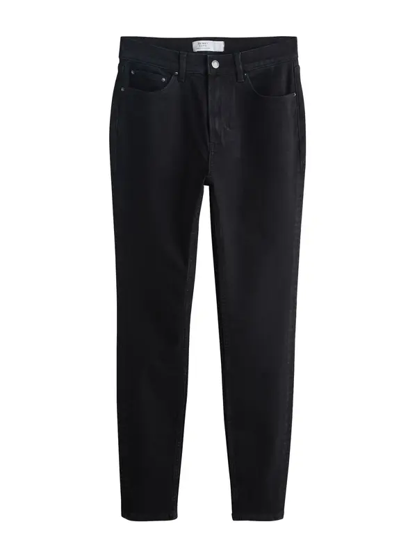 Next Next Kavbojke  črn denim