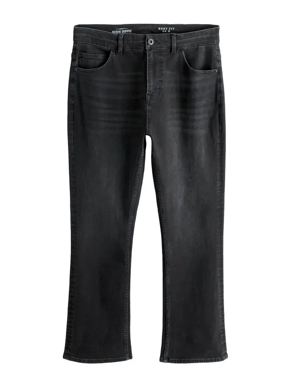 Next Next Kavbojke  črn denim