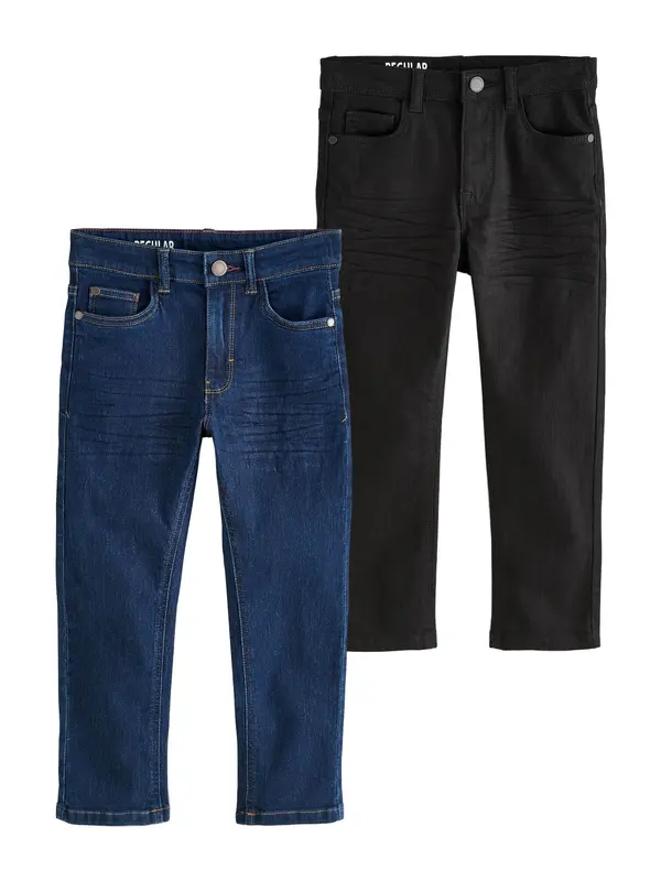 Next Next Kavbojke  moder denim / črn denim