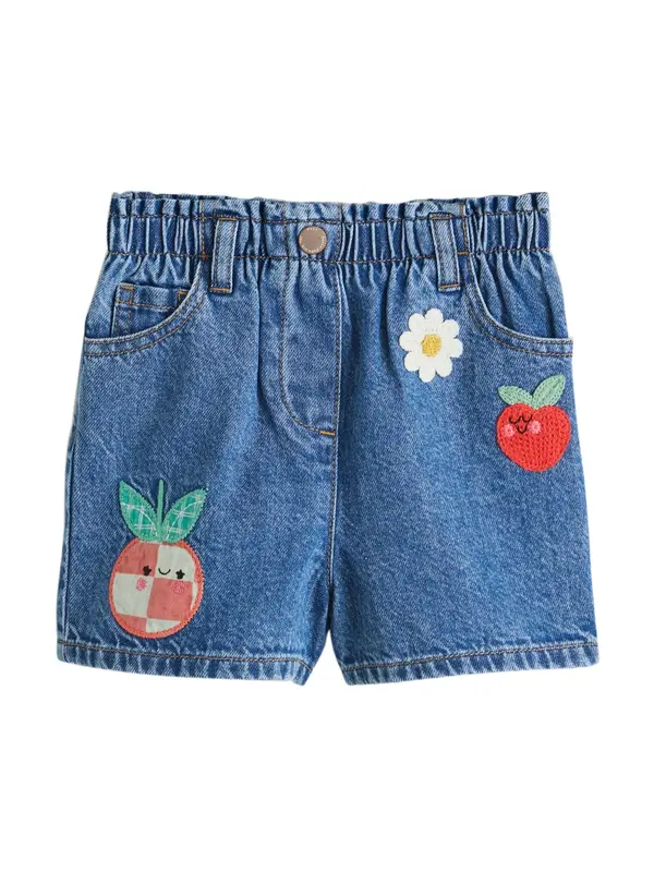 Next Next Kavbojke  moder denim / med / jelka / živo rdeča