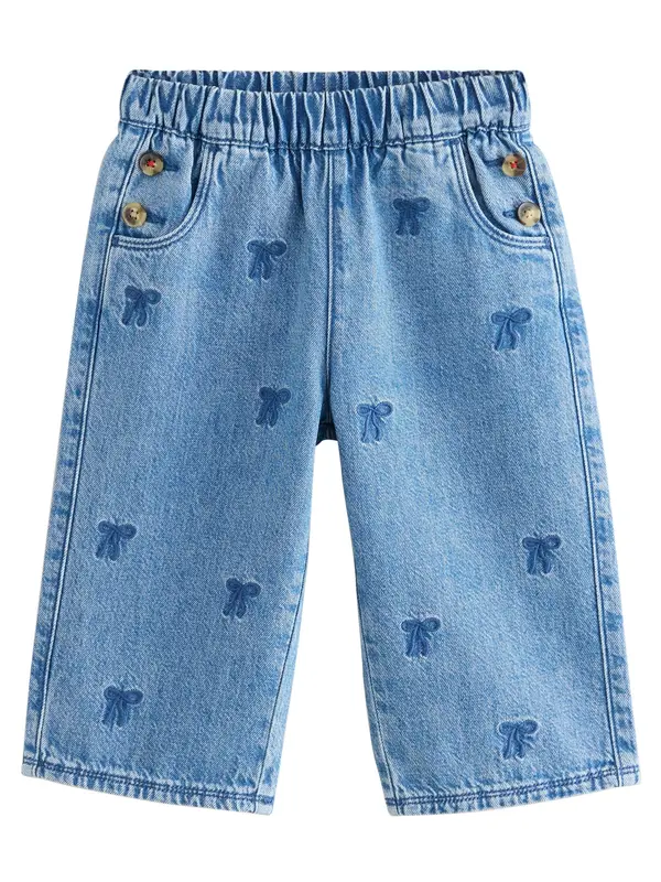 Next Next Kavbojke  moder denim / rdeča