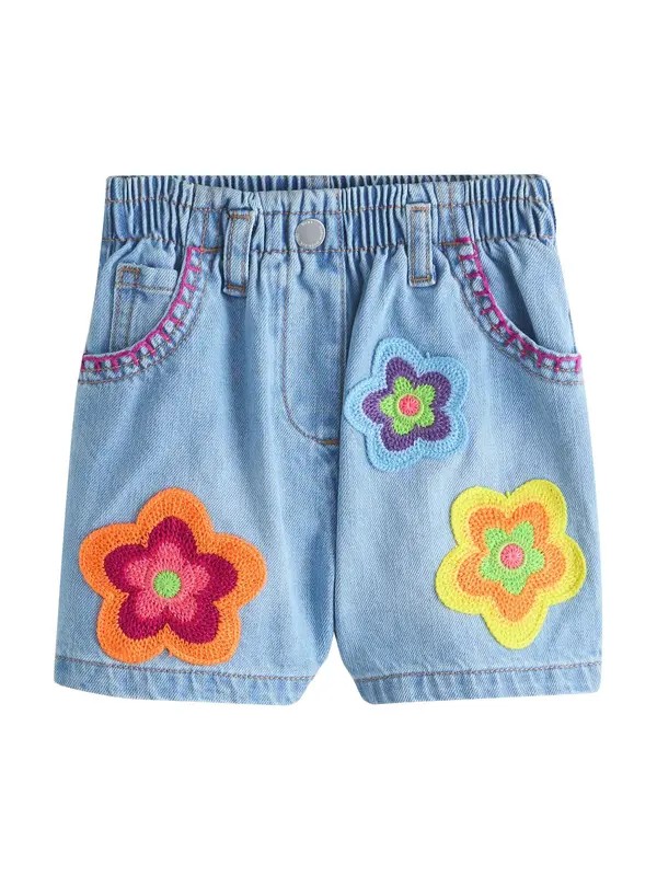 Next Next Kavbojke  moder denim / rumena / lila / oranžna