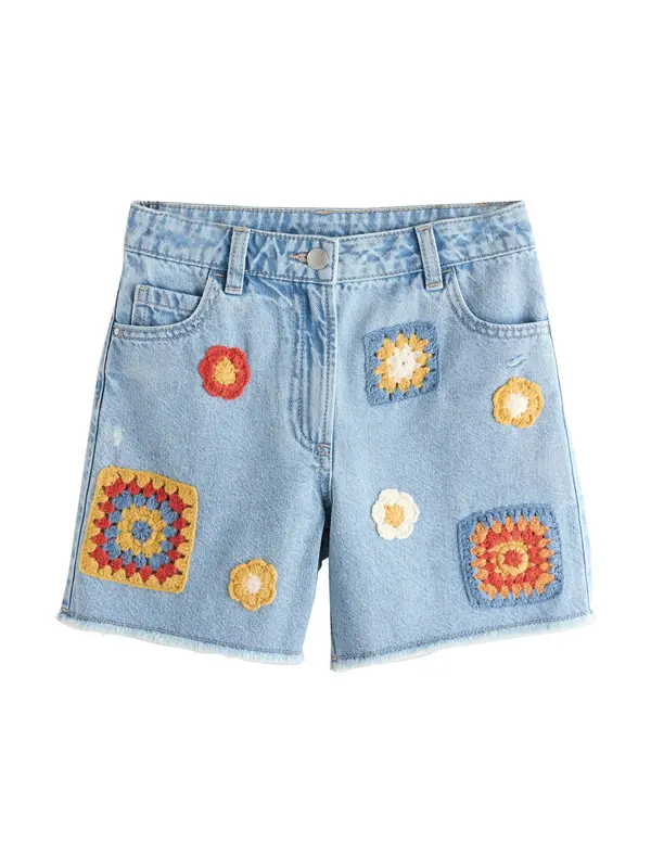 Next Next Kavbojke  moder denim / rumena / oranžna / bela