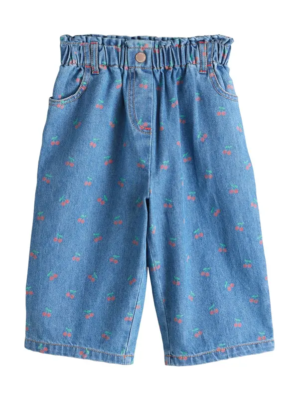 Next Next Kavbojke  moder denim / travnato zelena / češnjevo rdeča