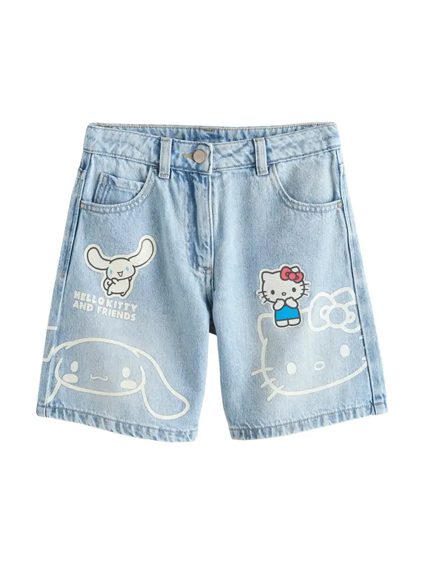 Next Next Kavbojke  modra / moder denim / roza / bela