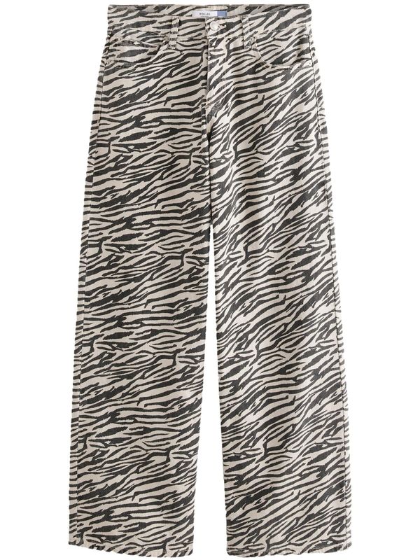 Next Next Kavbojke  svetlo bež / črna