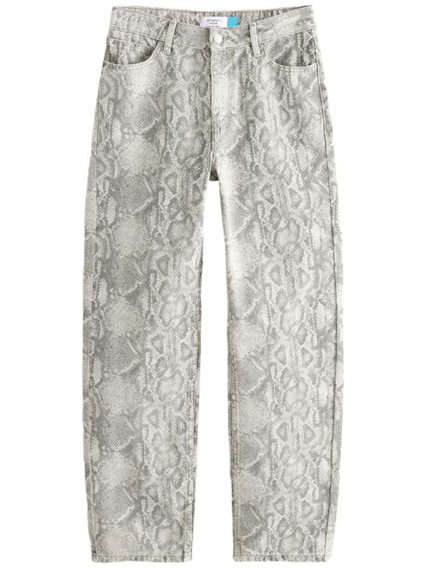 Next Next Kavbojke  svetlo siva / off-bela