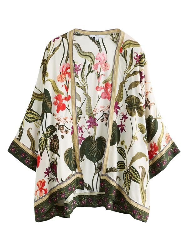 Next Next Kimono  oliva / jajčevec / roza / bela