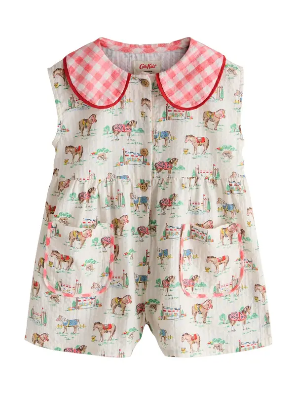 Next Next Kombinezon 'Cath Kidston'  svetlo modra / zelena / rdeča / bela