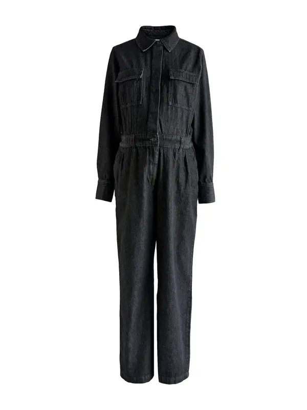 Next Next Kombinezon  črn denim
