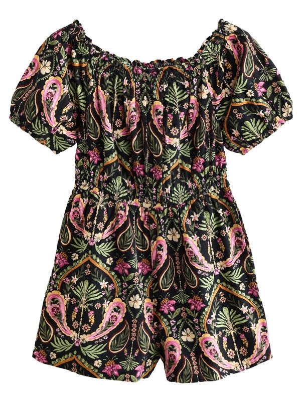 Next Next Kombinezon  mešane barve / črna