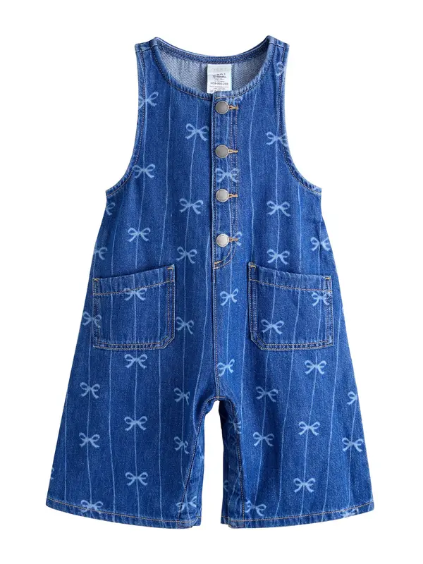 Next Next Kombinezon  moder denim / pastelno modra