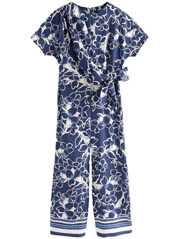 Next Next Kombinezon  mornarska / bela