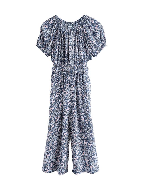 Next Next Kombinezon  mornarska / svetlo roza / bela