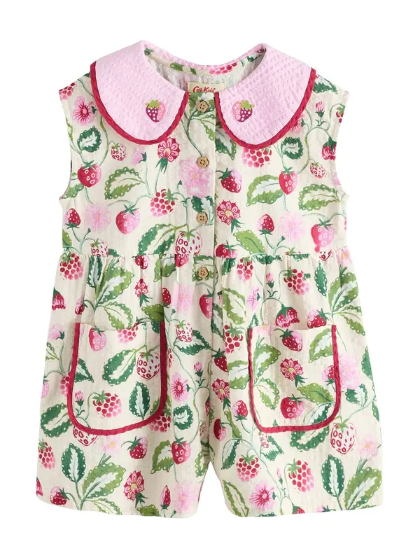 Next Next Kombinezon  zelena / kaki / temno zelena / roza