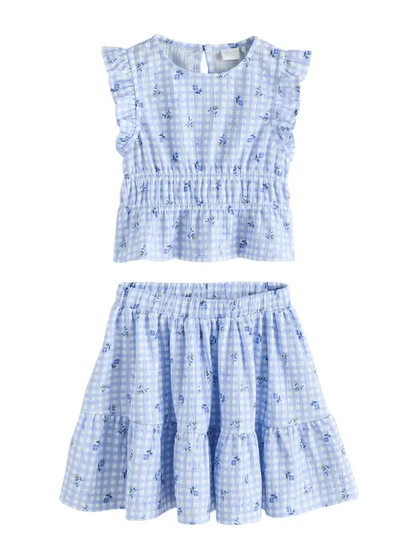 Next Next Komplet 'Co-Ord'  modra / svetlo modra / bela