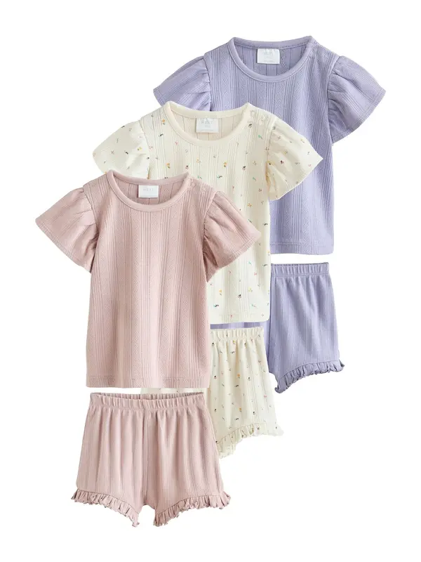Next Next Komplet  kremna / lila / mauve / roza