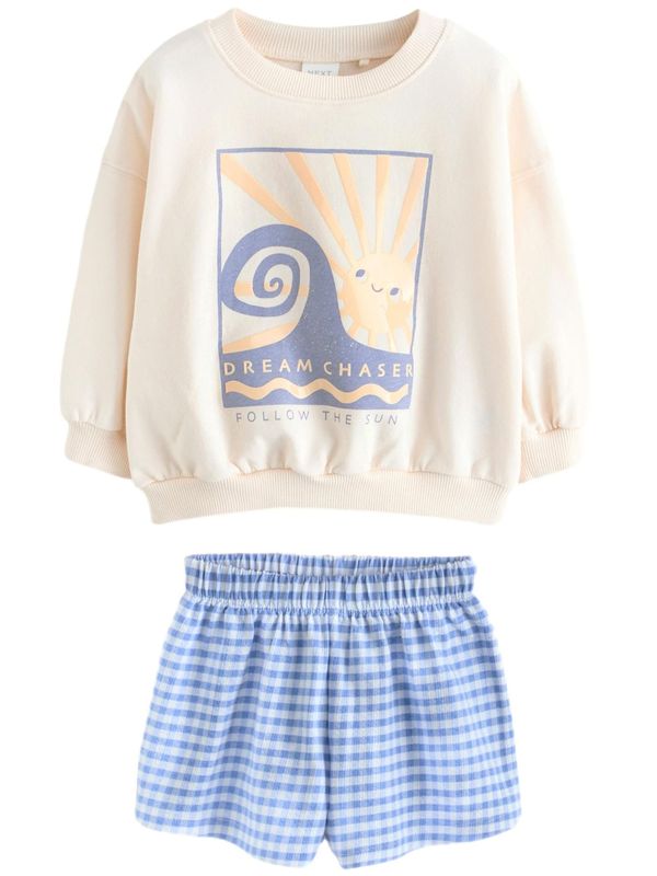 Next Next Komplet  kremna / modra / rumena