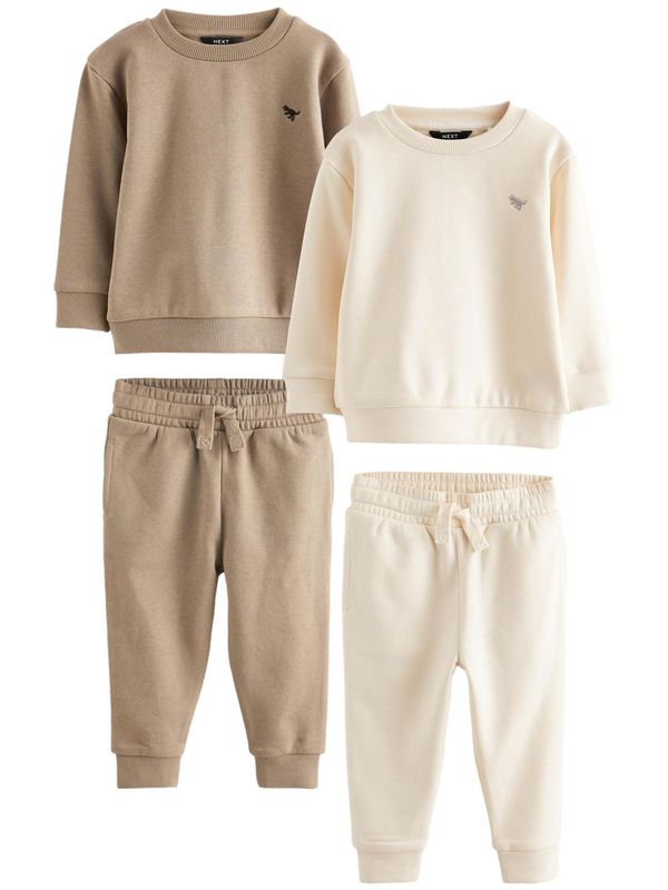 Next Next Komplet  kremna / svetlo rjava