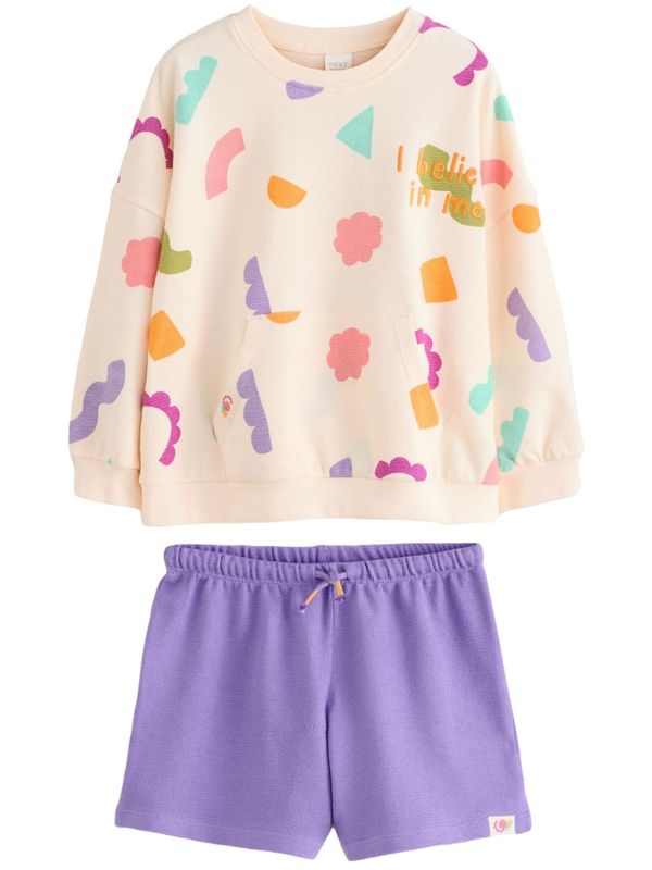 Next Next Komplet  lila / mešane barve / puder