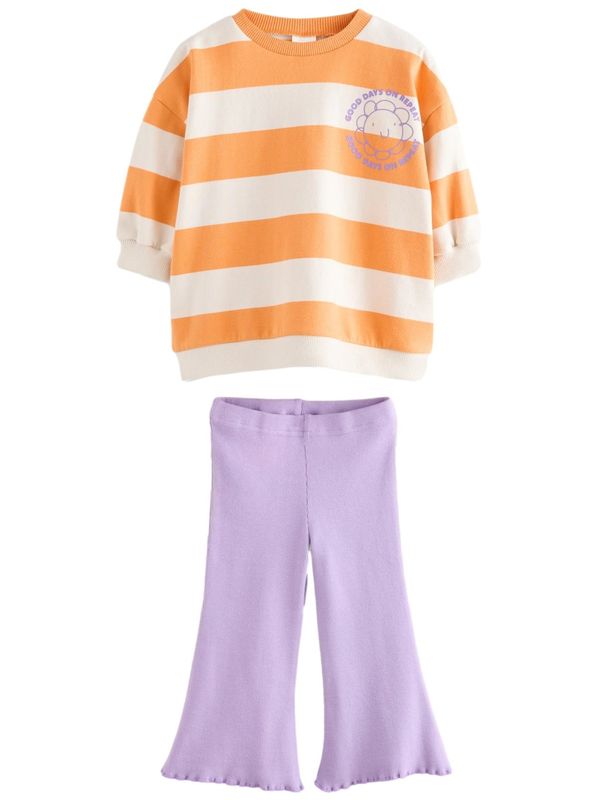 Next Next Komplet  lila / oranžna / bela