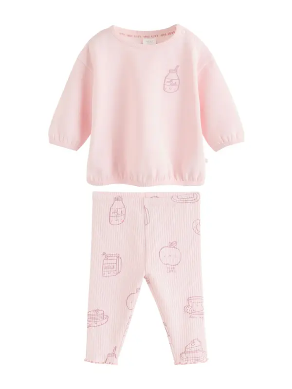 Next Next Komplet  mauve / pastelno roza