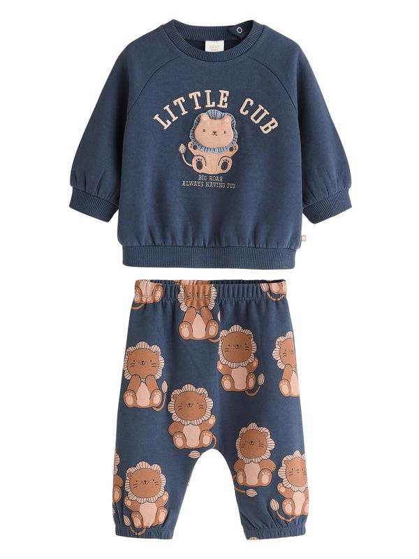 Next Next Komplet  mornarska / mešane barve