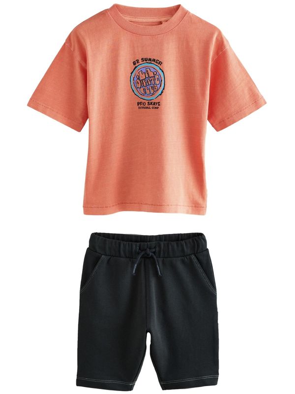 Next Next Komplet  oranžna / črna