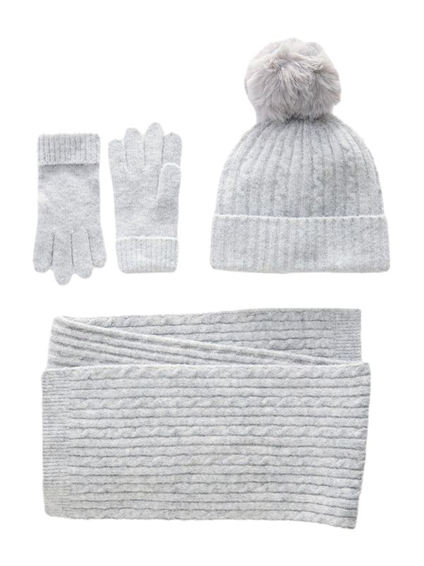 Next Next Komplet  pegasto siva