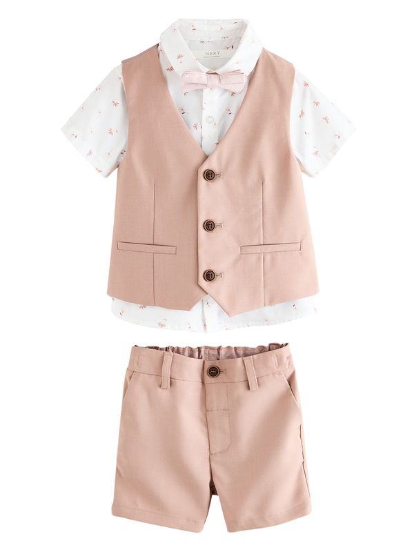 Next Next Komplet  puder / staro roza / bela