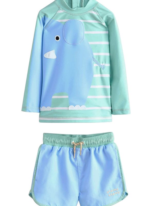 Next Next Komplet 'Rash'  modra / zelena / bela