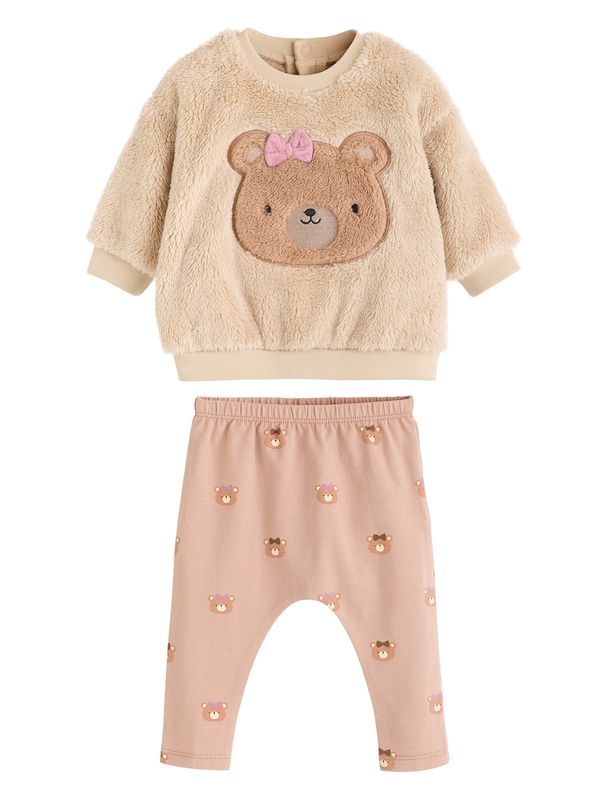 Next Next Komplet  rjava / roza