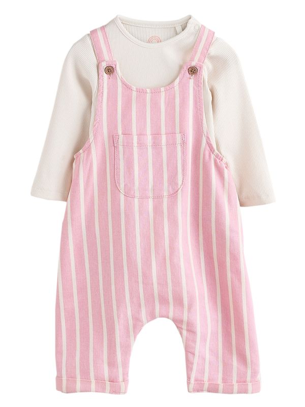 Next Next Komplet  roza / bela