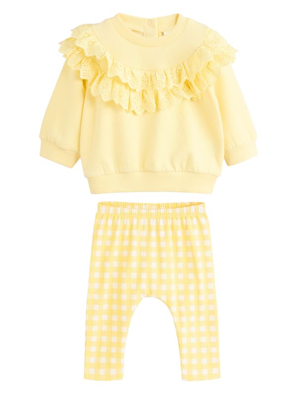 Next Next Komplet  rumena / bela