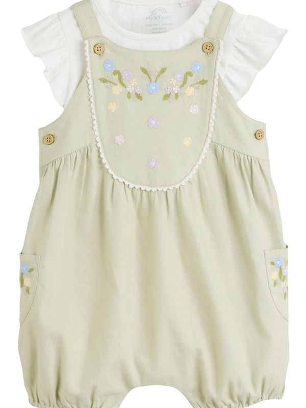 Next Next Komplet  svetlo modra / svetlo zelena / bela