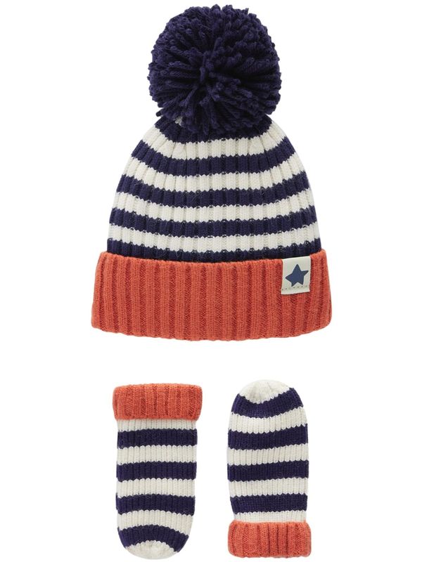 Next Next Komplet  temno modra / oranžna / bela