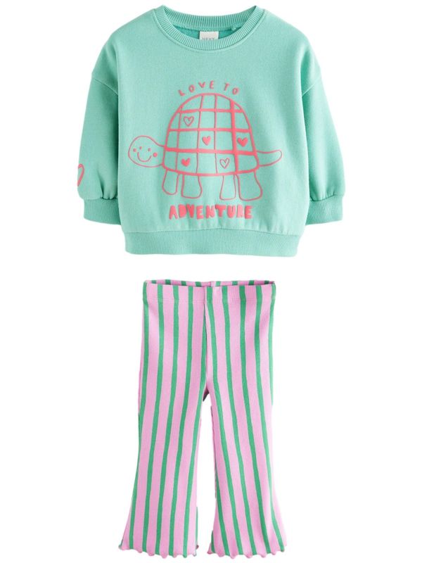 Next Next Komplet  turkizna / roza