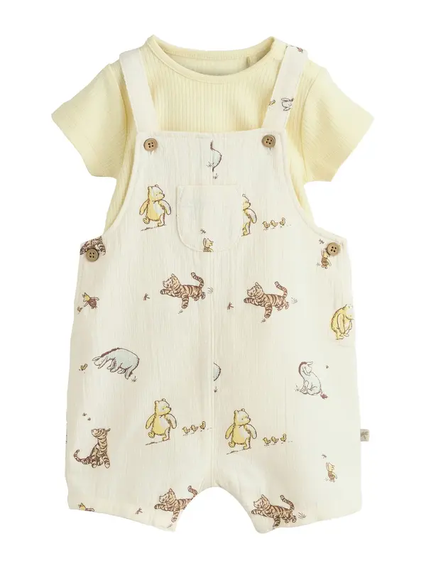 Next Next Komplet 'Winnie The Pooh'  kremna / rjava / svetlo rumena