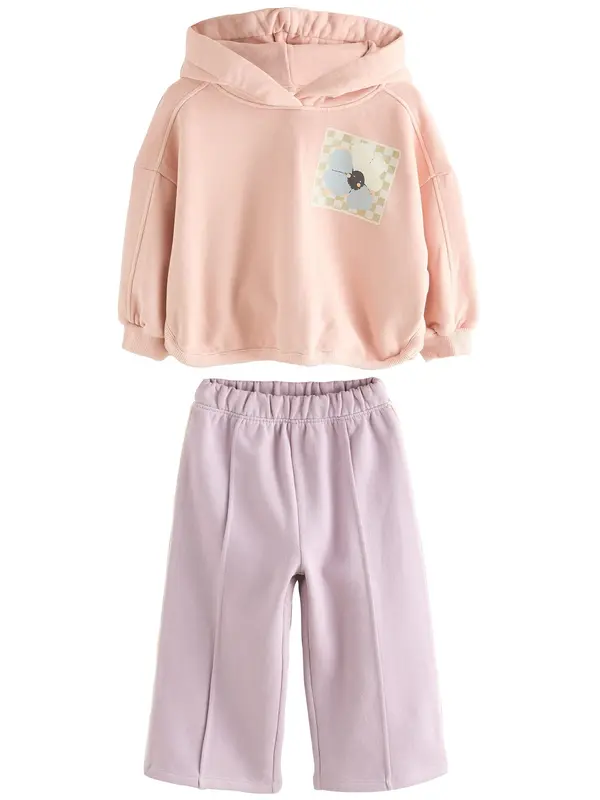 Next Next Komplet  zelena / rosé / eozin