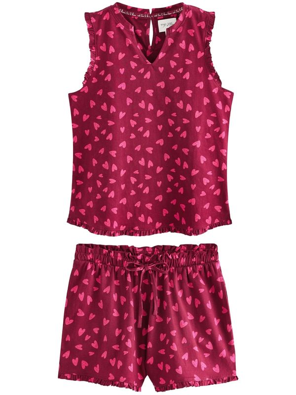 Next Next Kratke hlače za spanje  svetlo roza / temno roza