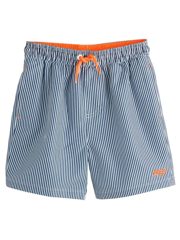 Next Next Kratke kopalne hlače  marine / oranžna / bela
