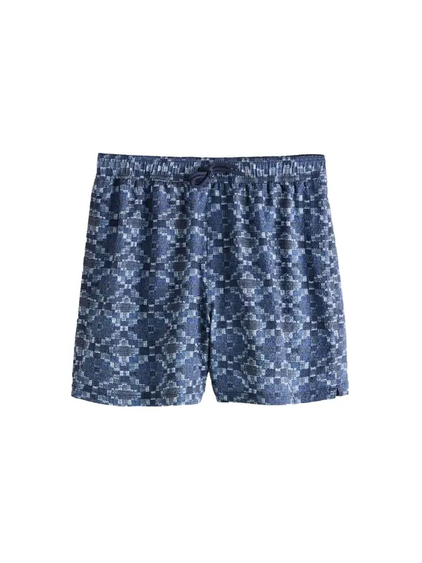 Next Next Kratke kopalne hlače 'Navajo'  mornarska / indigo / pastelno modra