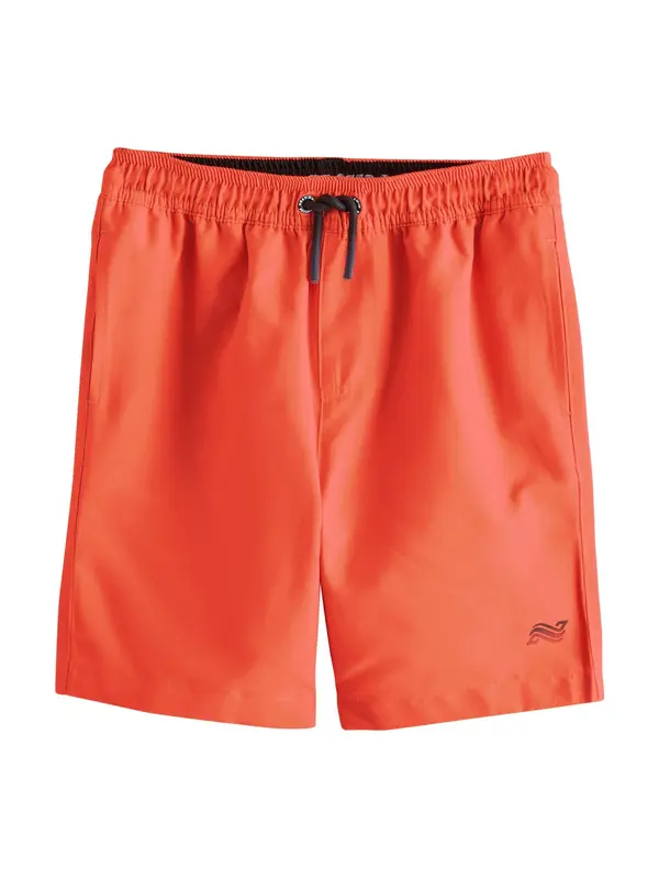 Next Next Kratke kopalne hlače  oranžna / črna