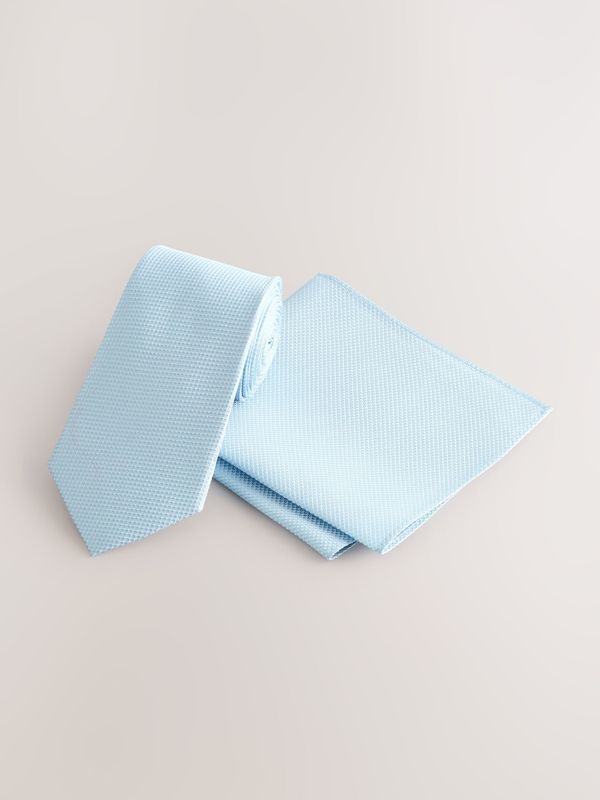 Next Next Kravata  svetlo modra