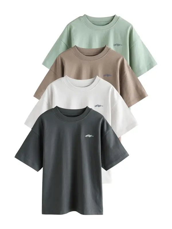 Next Next Majica  antracit / greige / meta / bela