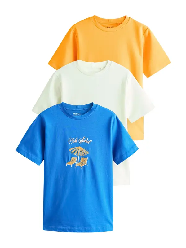 Next Next Majica  azur / korala / bela