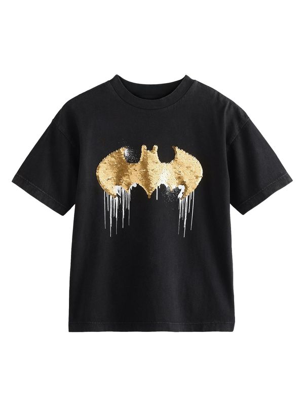 Next Next Majica 'Batman lizensiertes'  zlata / črna / bela