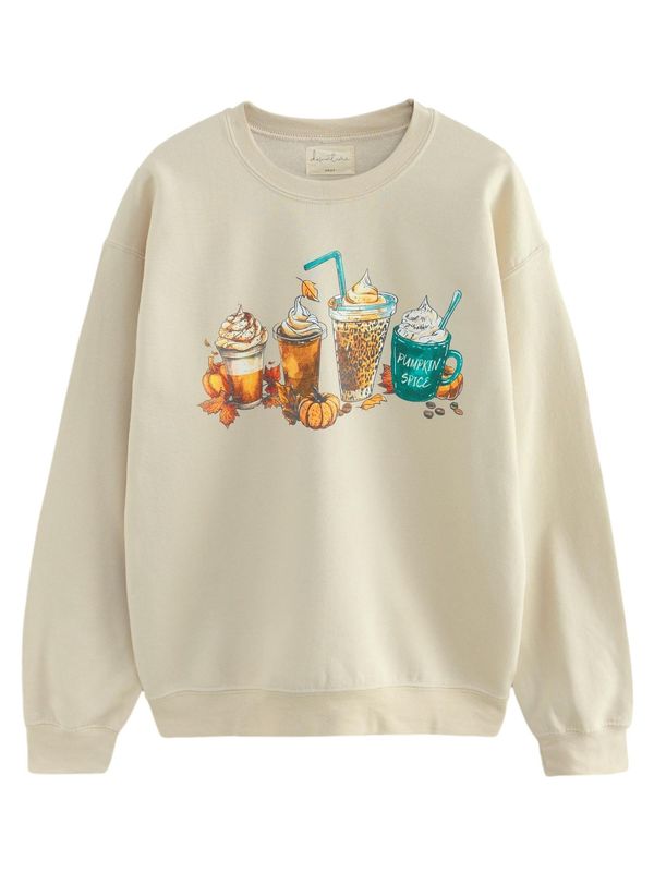 Next Next Majica  bež / mešane barve